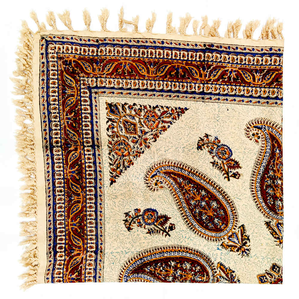 Iraanse Tafelkleed: Isfahans Traditionele Kalamkari Blokdruk Bina