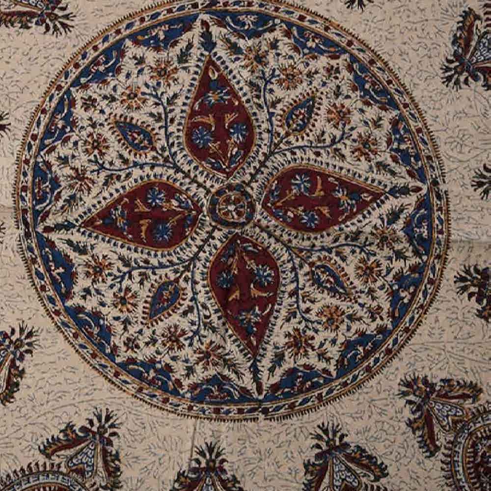 Iraanse Tafelkleed: Isfahans Traditionele Kalamkari Blokdruk Hasti
