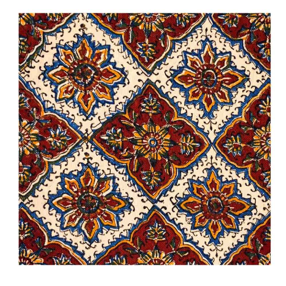 Iraanse Tafelkleed: Isfahans Traditionele Kalamkari Blokdruk Kheshti