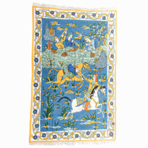 Iraanse Tafelkleed: Isfahans Traditionele Kalamkari Blokdruk Tina