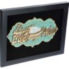 Ingelijst Perzische Marquetry Kalligrafie Hout Inleg Kunst Sher