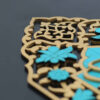 Ingelijst Islamitische Kalligrafie Marquetry Hout Inleg Kunst Salavat