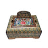 Floral Elegance – Houten pennenhouder met Perzische Khatamkari