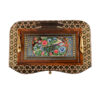 Decoratieve bureauaccessoire – Pauwmotief, Khatamkari kunst