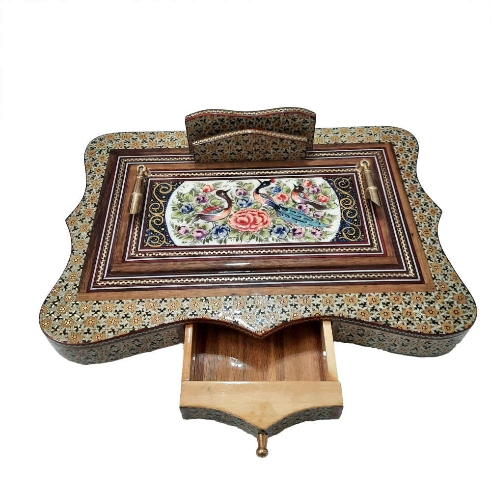 Khatamkari Pennenhouder – Perzisch Marqueterie Hout