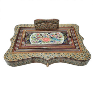 Khatamkari Pennenhouder – Perzisch Marqueterie Hout