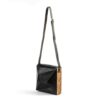 Luxe handgemaakte leren crossbody tas – 3D editie