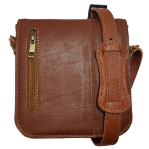 Handgemaakte Leren Crossbody Tas – Ahoora Editie