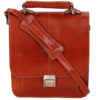 Leren Messenger Schoudertas – Model Arvin (Bruin)