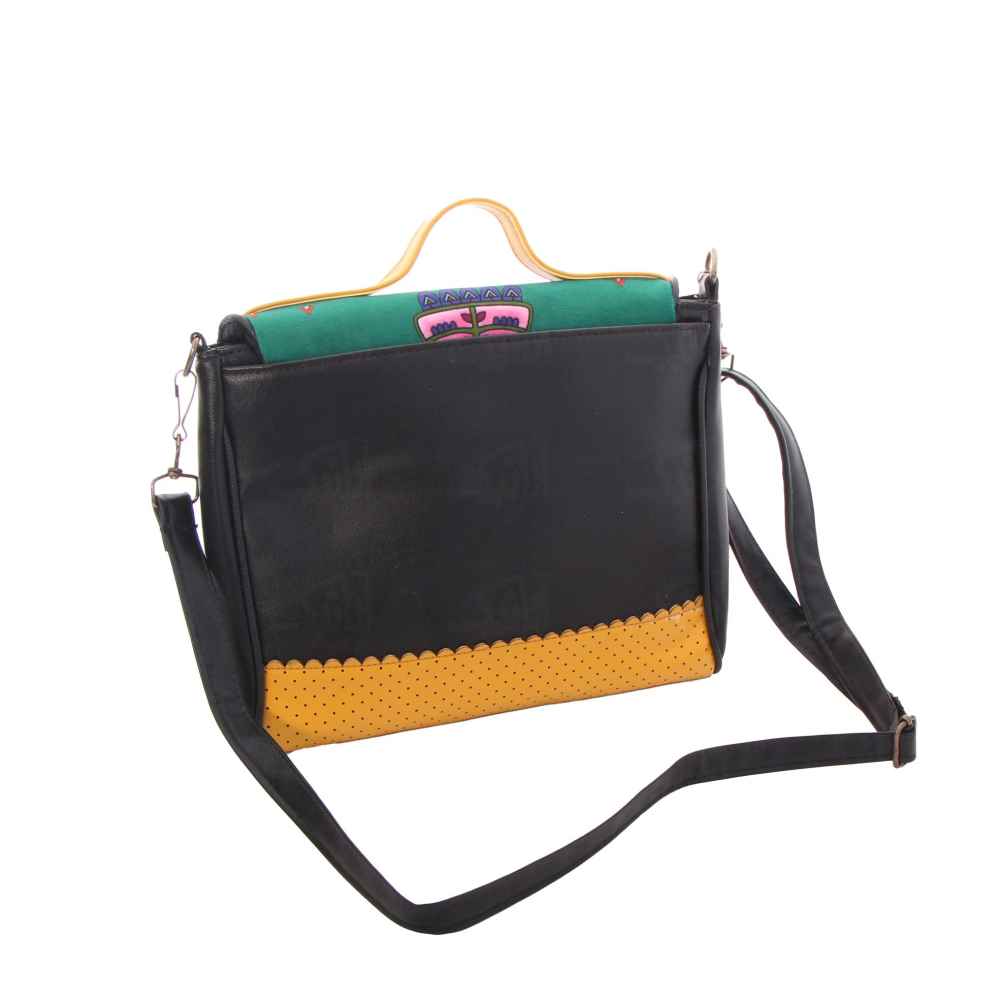 Handgemaakte Leren Crossbody Schoudertas – Perzisch Bahar