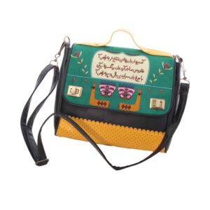 Handgemaakte Leren Crossbody Schoudertas – Perzisch Bahar