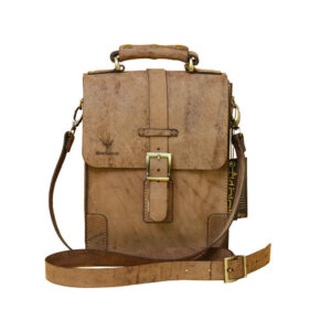 Leren Messenger Schoudertas – Model Barad (Bruin)