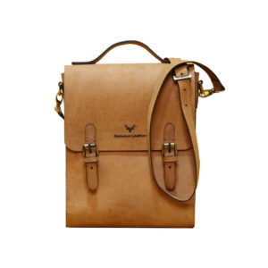 Leren Messenger Schoudertas – Model Barasa (Bruin)
