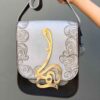 Handgemaakte Leren Crossbody Tas – Perzisch Hich Ontwerp