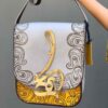 Handgemaakte Leren Crossbody Tas – Perzisch Hich Ontwerp