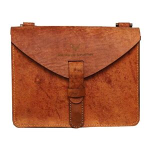 Handgemaakte Leren Crossbody Tas – Hosna Editie