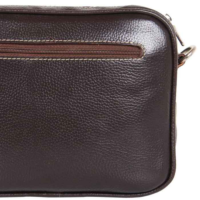 Handgemaakte Leren Crossbody Tas – Khazan Editie (Zwart)
