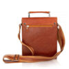 Leren Messenger Schoudertas – Model Nahal (Bruin)