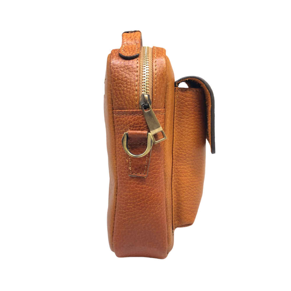 Leren Messenger Schoudertas – Model Rana (Rood)