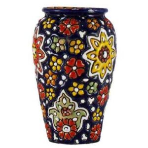 Decoratieve pennenstandaard – Minakari keramiek, Nakhli patroon