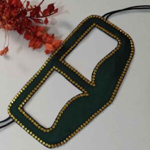 Handgemaakte Strass Battoulah Masker – Golf Burqa Negin-model
