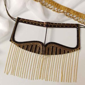 Handgemaakte Strass Battoulah Masker – Golf Burqa Sana-model