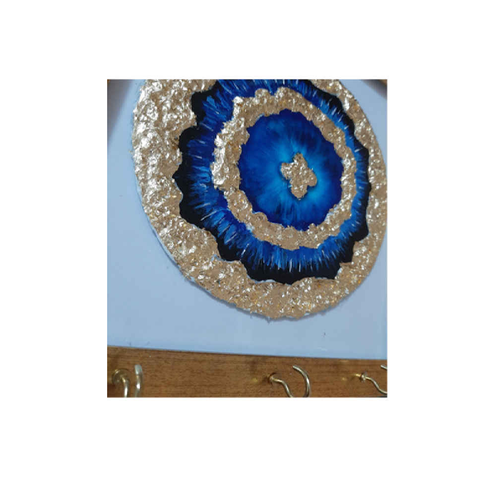 Decoratieve muur sleutelhanger met het ontwerp Cheshm Nazar F78