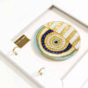 Decoratieve muur sleutelhanger met het ontwerp Cheshm Nazar N24