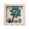 Decoratieve muur sleutelhanger met het ontwerp Cheshm Nazar S86