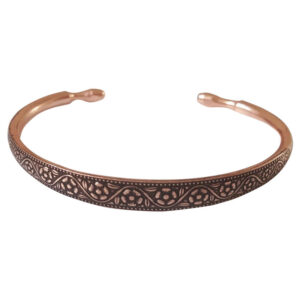 Perzische Koperen Armband – Bloemmotief