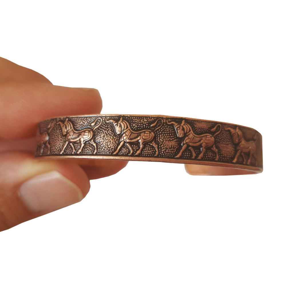 Perzische Koperen Armband – Paard