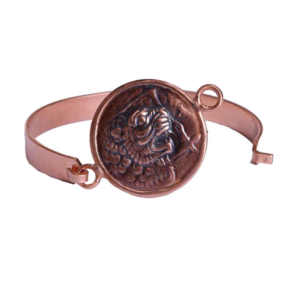 Koperen Armband – Mordad Leeuw Symbool Ontwerp