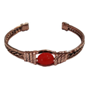 Koperen Armband – Affirmatie Zivar Ontwerp