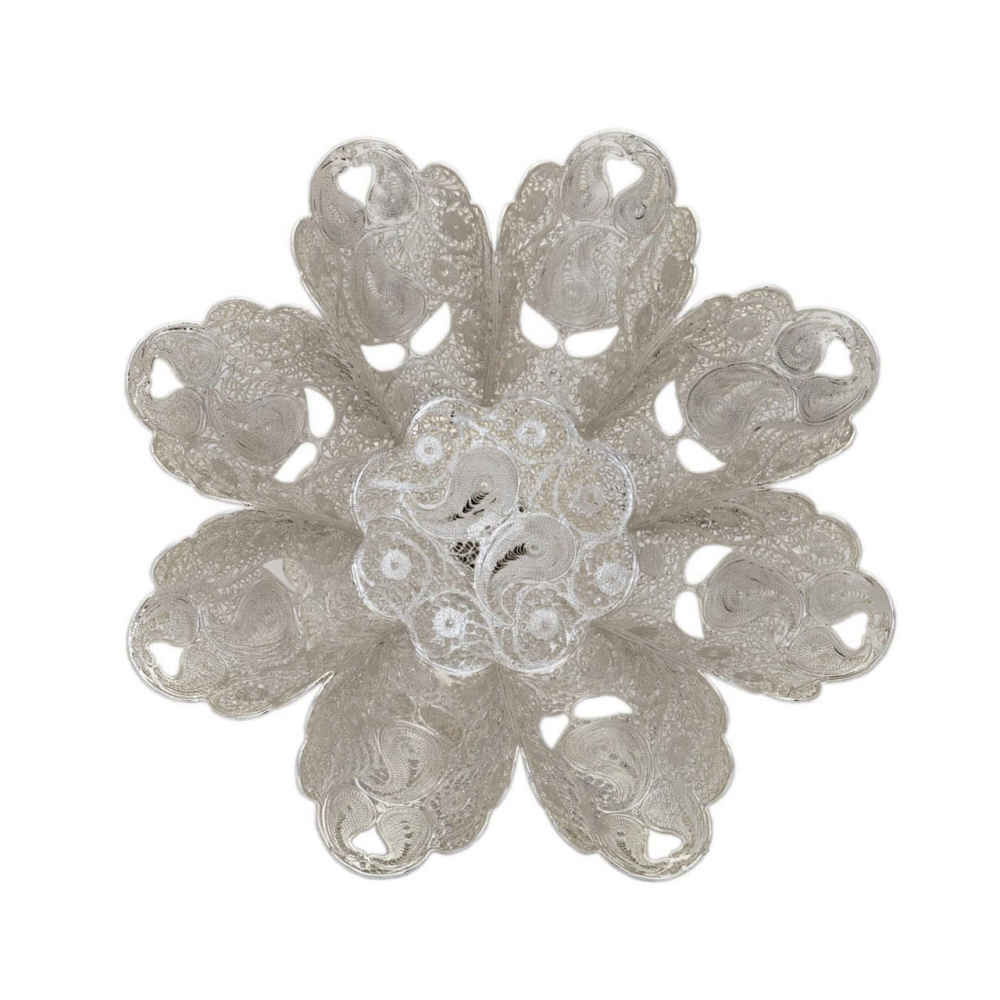Perzische filigraan decoratieve schaal – Taban handwerk