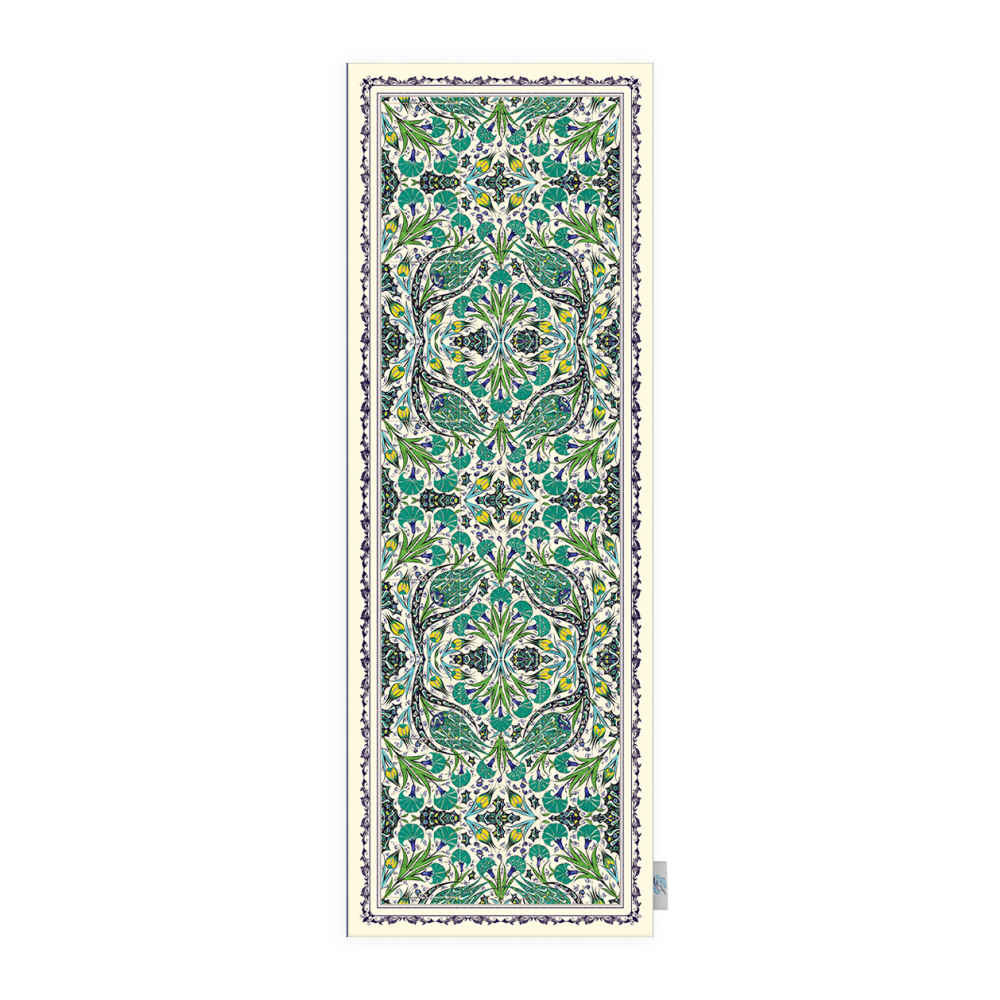 Perzische Fluwelen Tafelloper Dasht – Groen Kunstzinnig