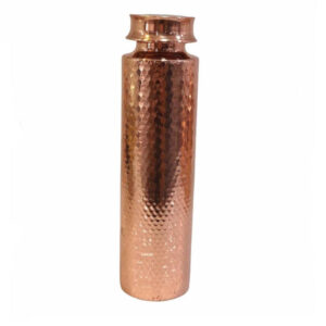 Decoratieve Koperen Fles Handgemaakt Geslagen Ahoo