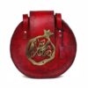 Handgemaakte leren crossbody tas – Perzisch Anar ontwerp
