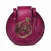 Handgemaakte leren crossbody tas – Perzisch Anar ontwerp