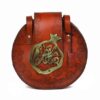 Handgemaakte leren crossbody tas – Perzisch Anar ontwerp