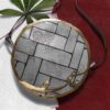Luxe handgemaakte leren crossbody tas – Love editie