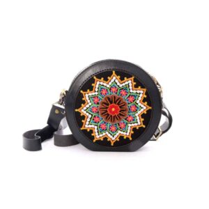 Perzische Leren Crossbody Schoudertas – Rashti Doozi