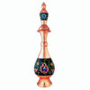 Decoratieve Koperen Fles Perzisch Minakari Emaille Paradise