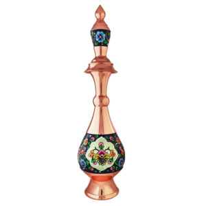 Decoratieve Koperen Fles Perzisch Minakari Emaille Parvaz