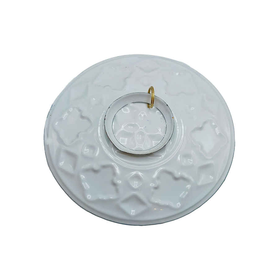 Decoratieve Koperen Schotel Handgeschilderd met Perzische Minakari Emaille Bahman