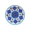 Decoratieve Koperen Schotel Handgeschilderd met Perzische Minakari Emaille Bahman