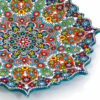 Decoratieve Aardewerk Schotel Handgeschilderd met Perzische Minakari Emaille Borzoo