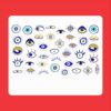 Boze Oog Nagelstickers – Cheshm Nazar Design