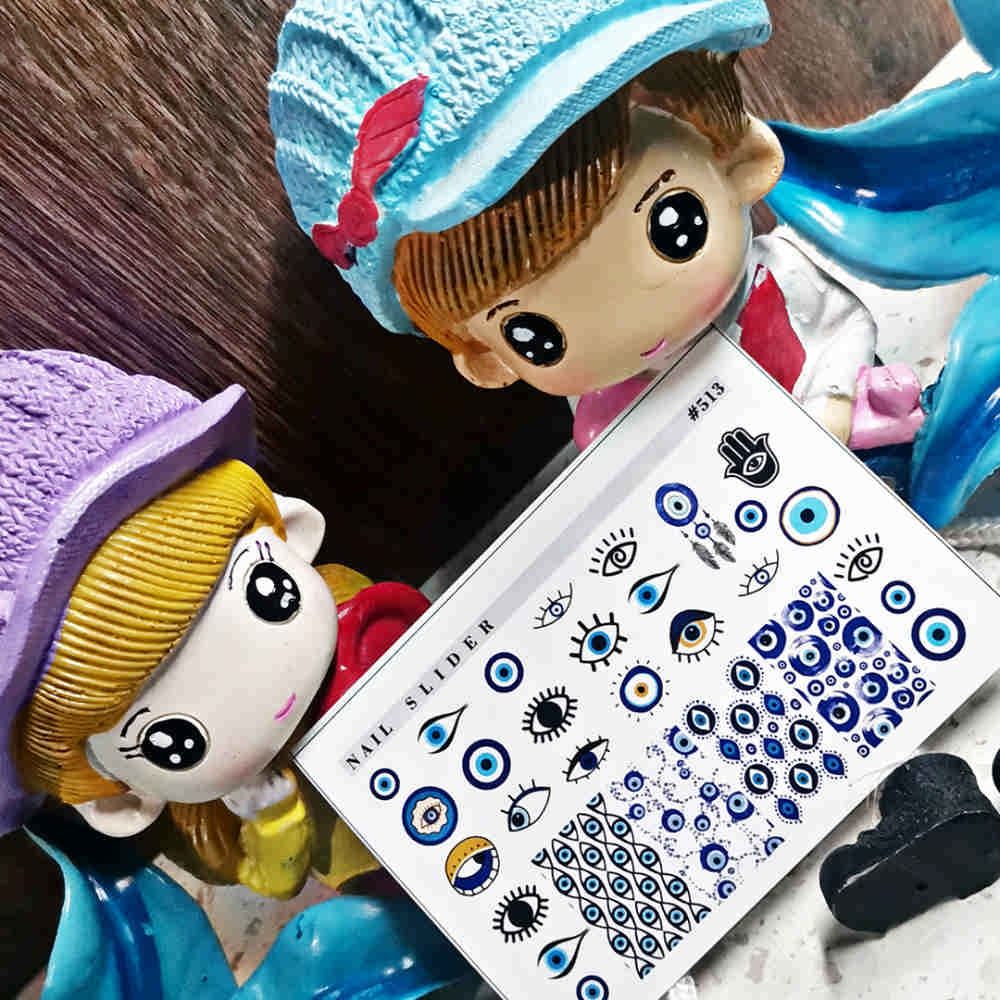 Boze Oog Nagelstickers – Cheshm Nazar II