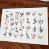 Perzische Nagelstickers – Romantisch Thema