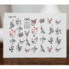 Perzische Nagelstickers – Romantisch Thema